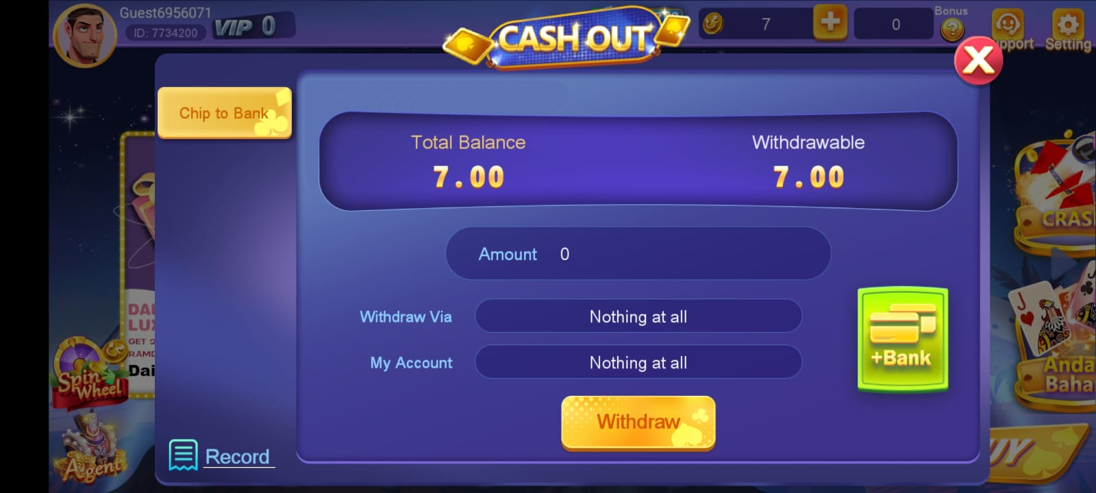 Withdrawal Program In Teen Patti Rio Apk